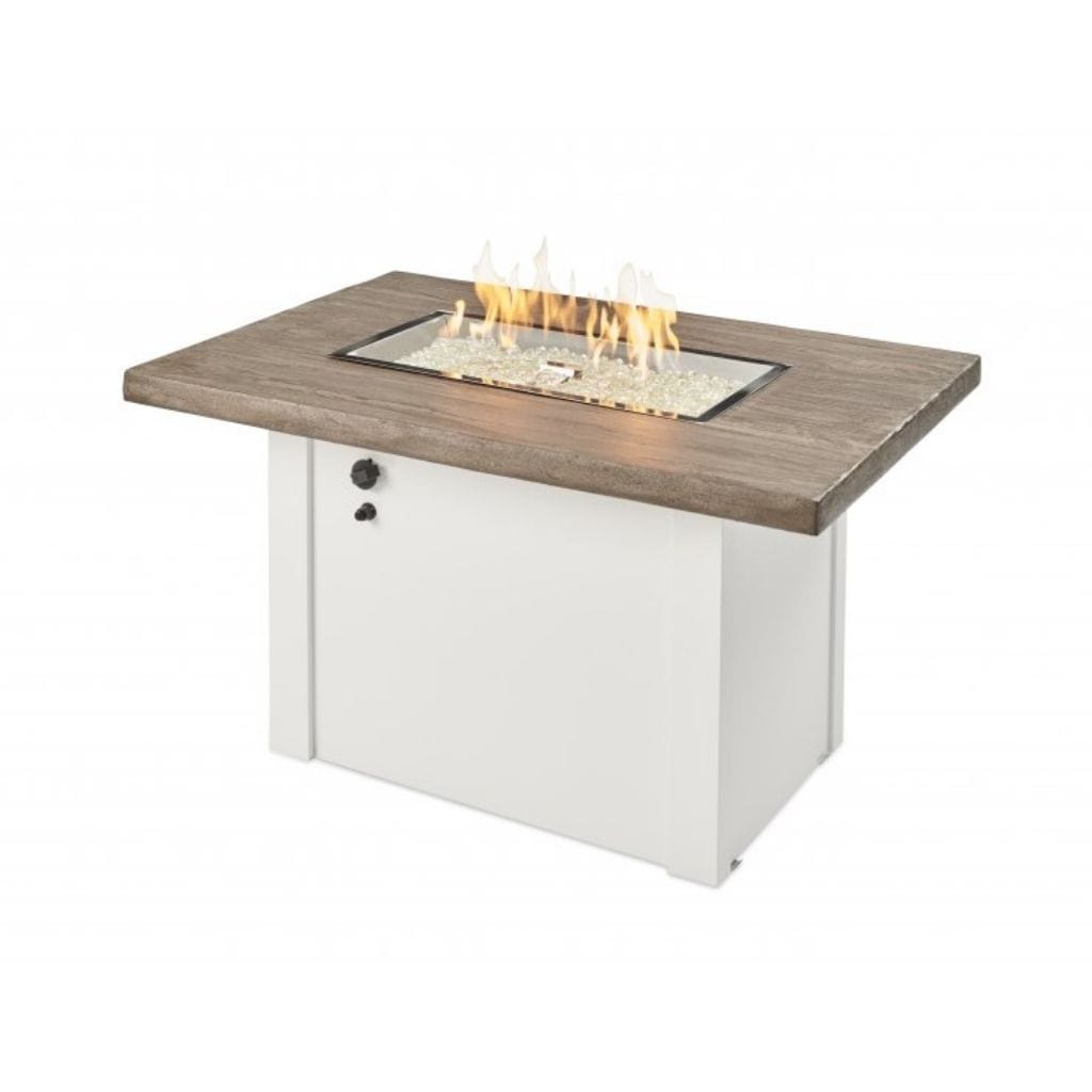 The Outdoor GreatRoom Company 44 Havenwood Rectangular Gas Fire Pit Table