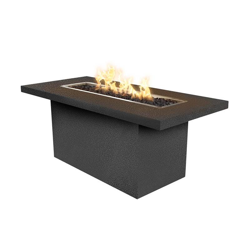 The Outdoor Plus 72 Rectangular Bella Fire Table - Powder Coated Metal
