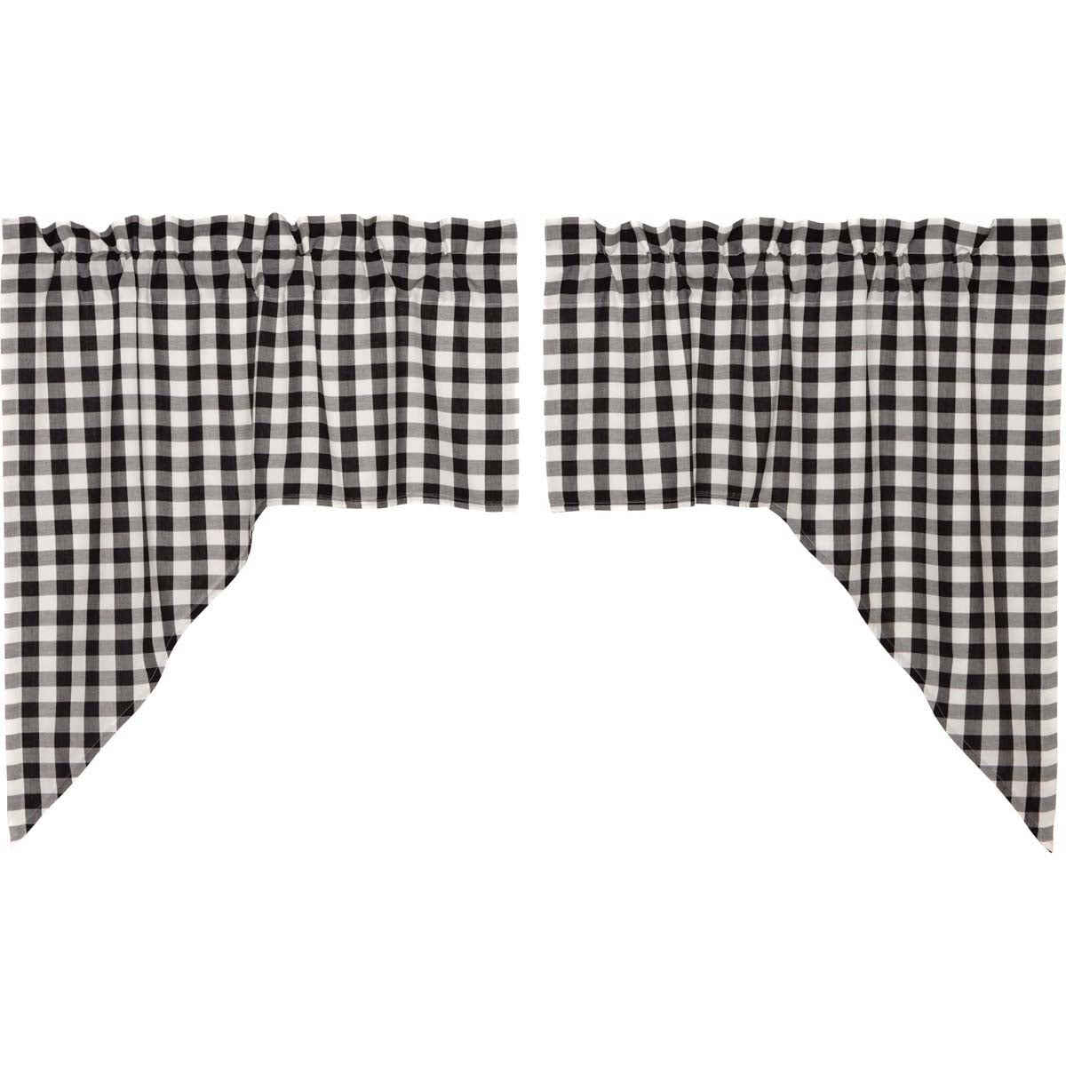 Annie Buffalo Black Check Swag Set of 2 - 36x36x16