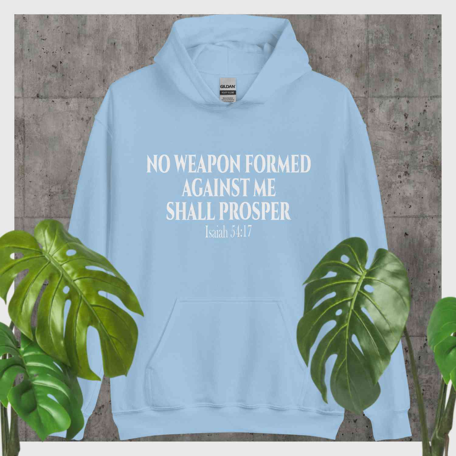 F&H Christian No Weapon Formed Against Me Hoodie