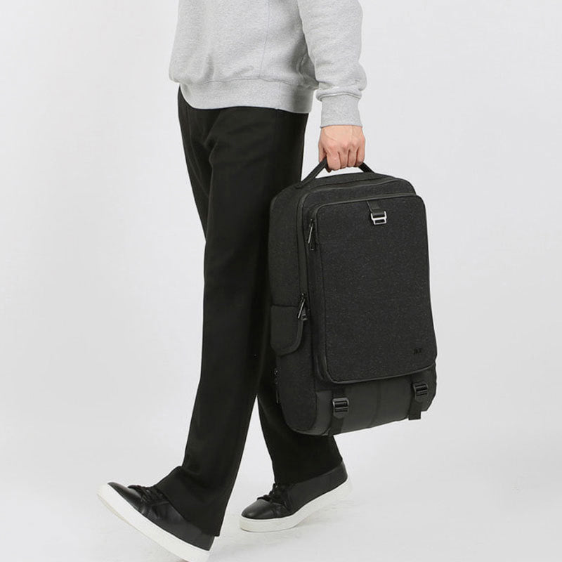 15 Inch Business Durable Travel Laptop Backpack with USB Charging Port and Headphone Jack