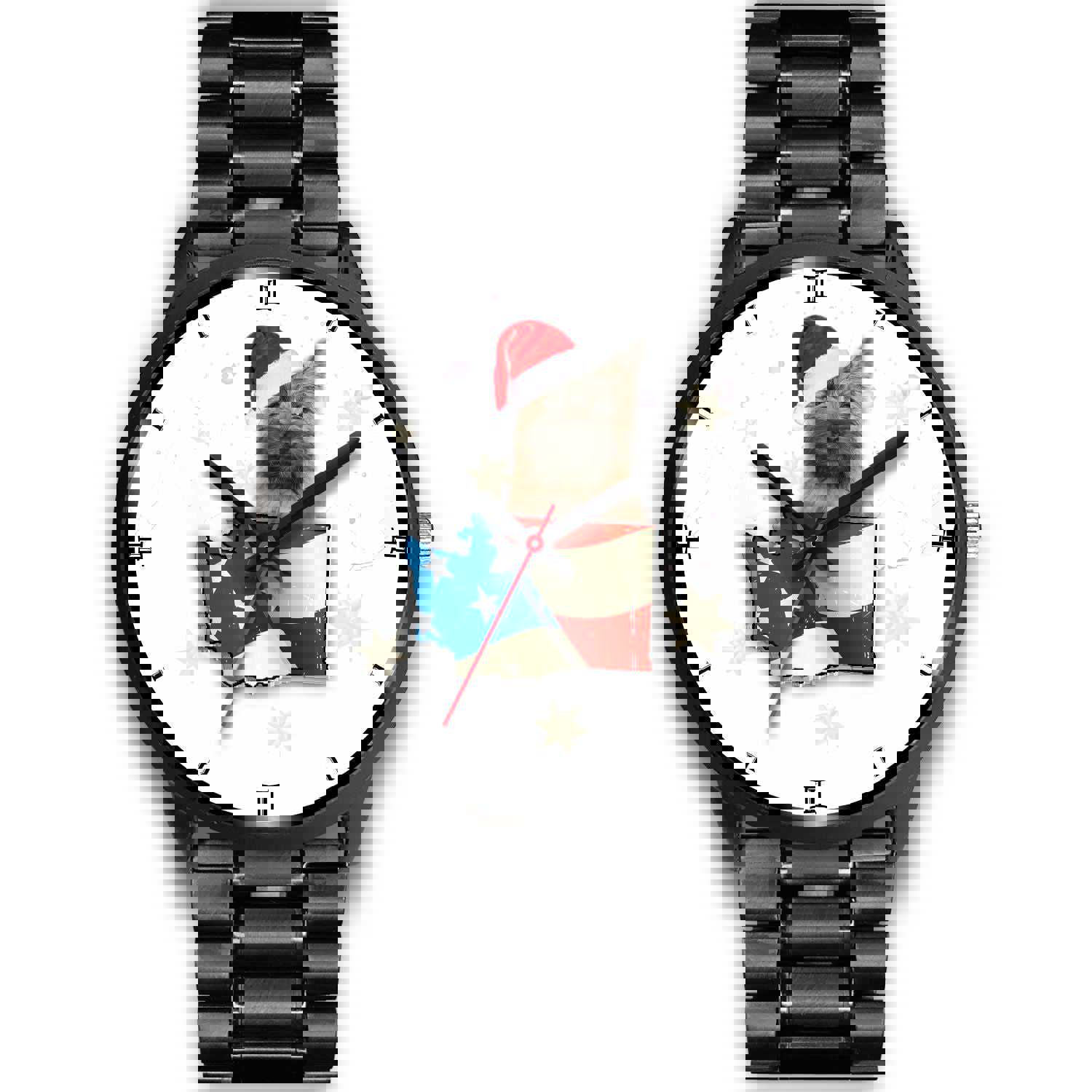 Cairn Terrier Washington Christmas Special Wrist Watch