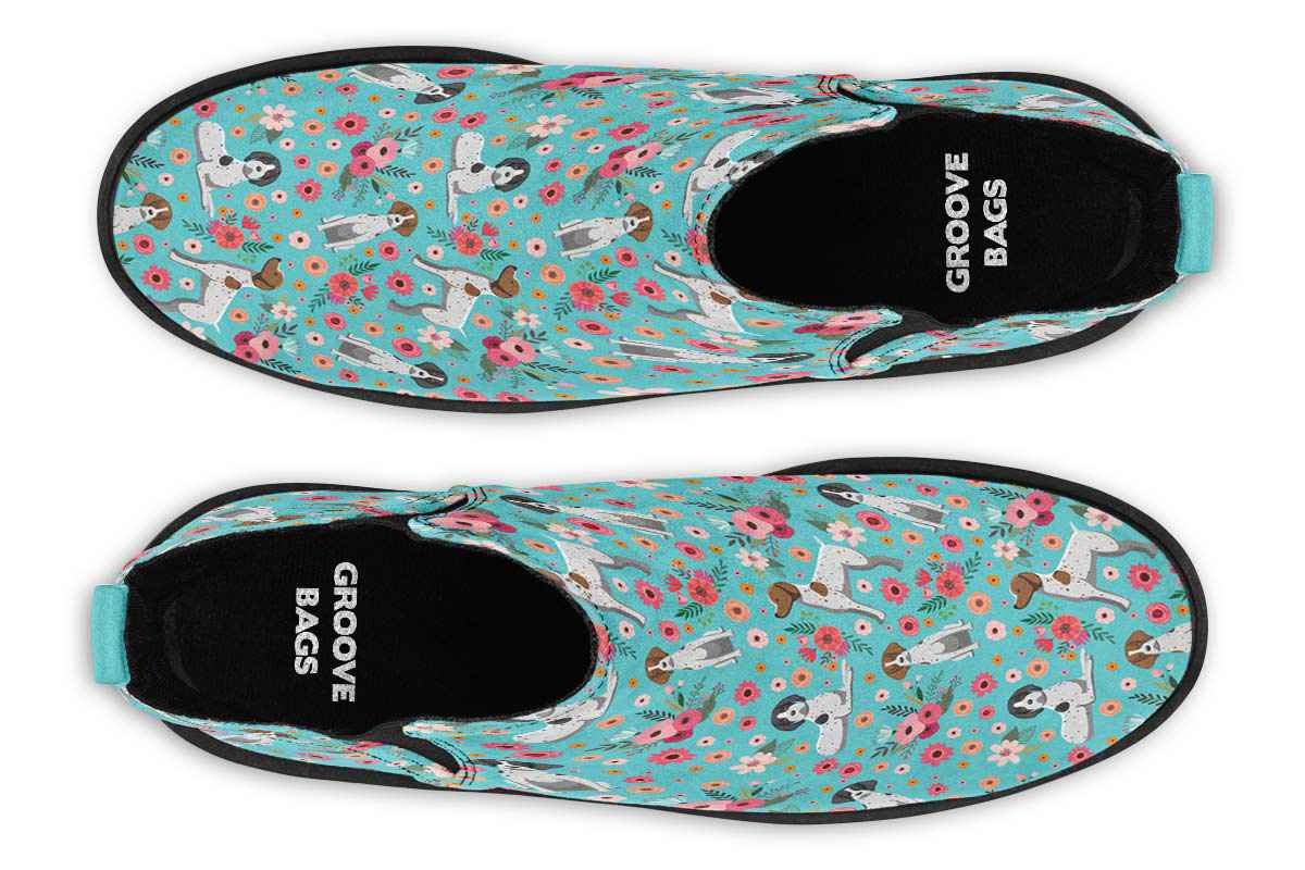 German Shorthaired Pointer Flower Neat Vibe Boots