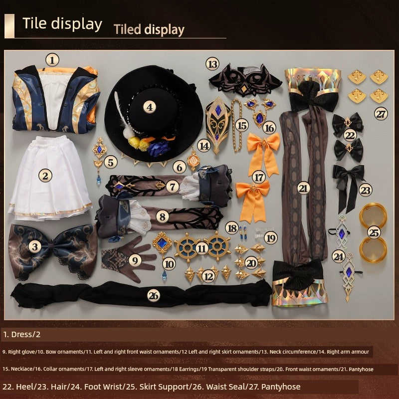 Yuan Yi Yuan Shen Cos Costume Na Weiya Cosplay Anime Game Clothing Full Set for Women