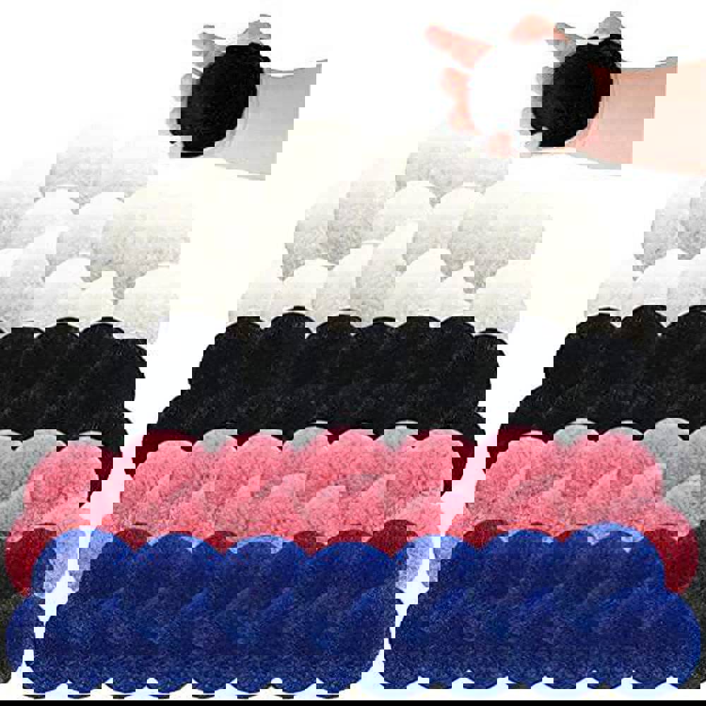 Bticx 60 Pcs Cotton Water Balls Toys - Reusable Splash Water Balls for Outdoor Fun