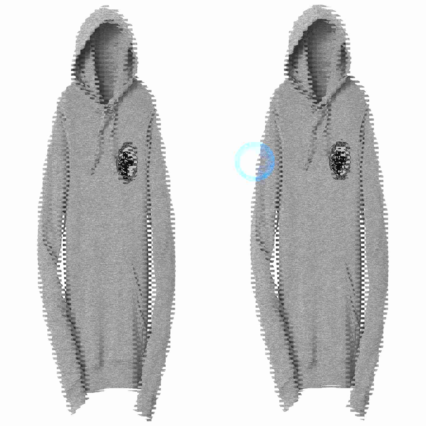 LRC Left Chest Blue Logo - Adult Unisex Hoodie Sweatshirt