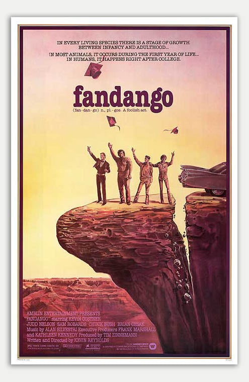 Fandango - 11 x 17 Movie Poster (1985 Reprint, Comedy)