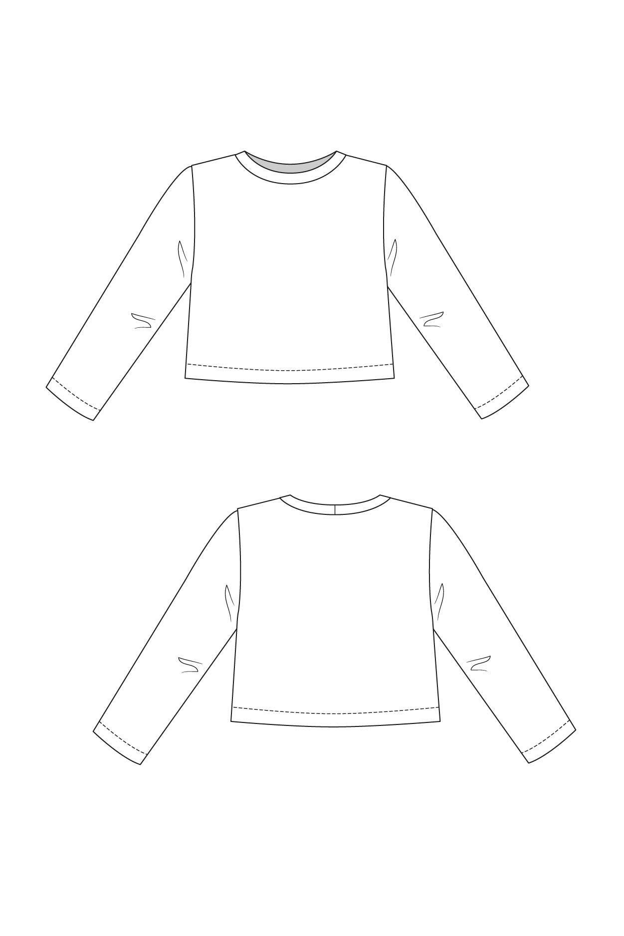 Named Clothing Inari Tee or Dress Paper Pattern