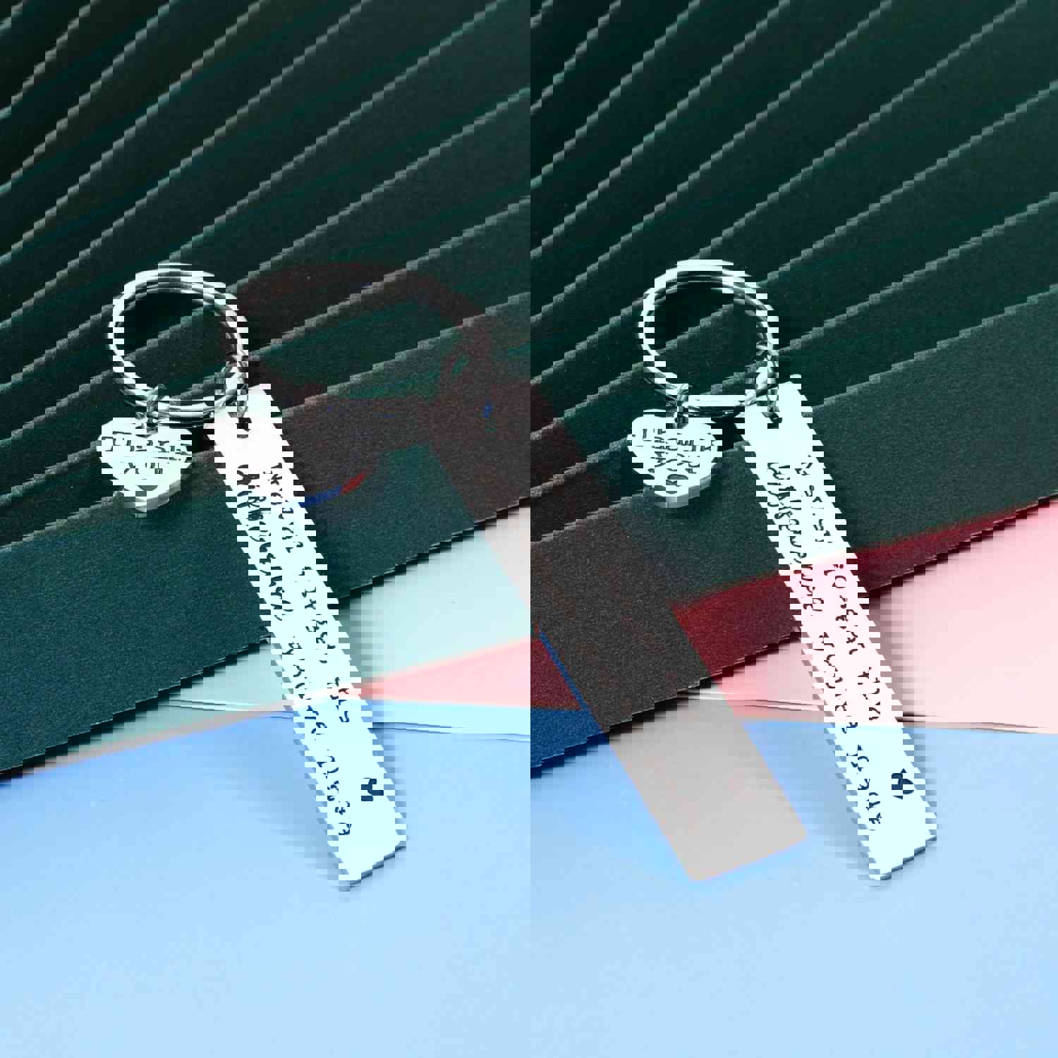 Coworker Friends Keychain - Farewell, Appreciation, Thank You Gift for Women and Men