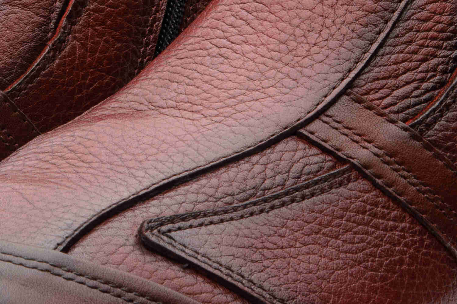 Montreal Burgundy Leather Casual Zip-Up Ankle Men Boot