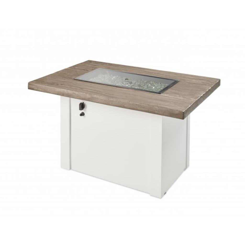 The Outdoor GreatRoom Company 44 Havenwood Rectangular Gas Fire Pit Table