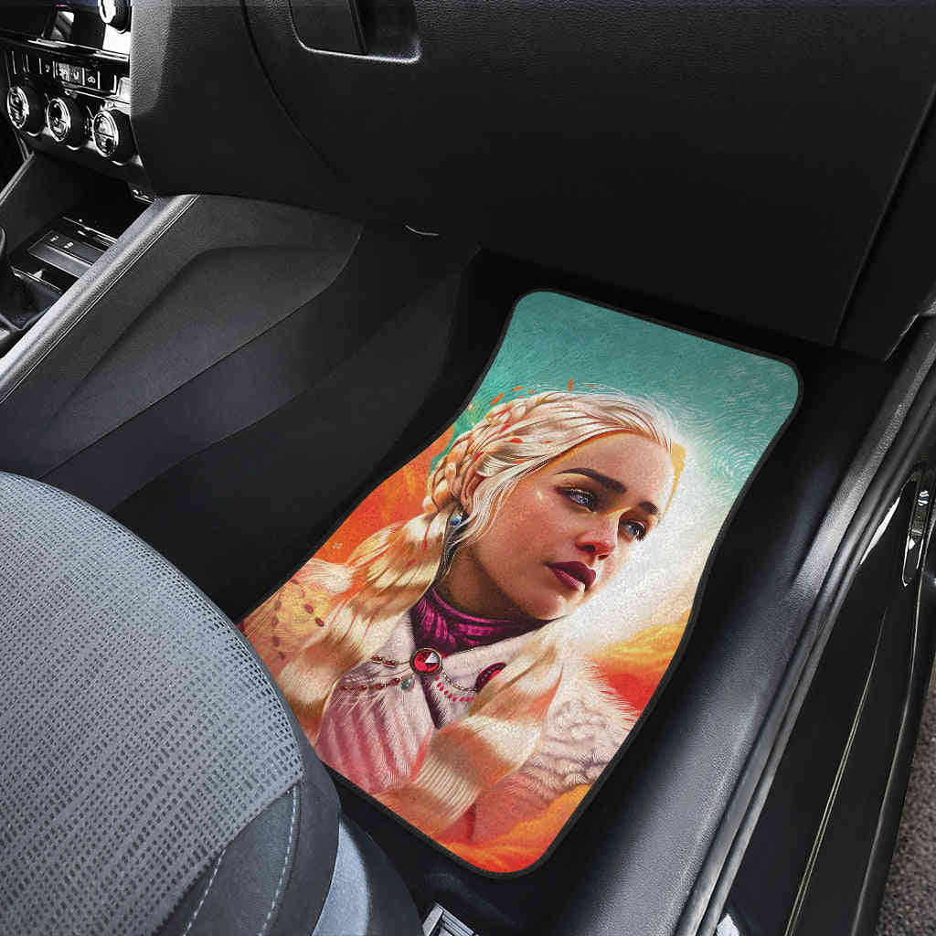 Daenerys Targaryen Car Floor Mats - Game Of Thrones Themed Car Accessories