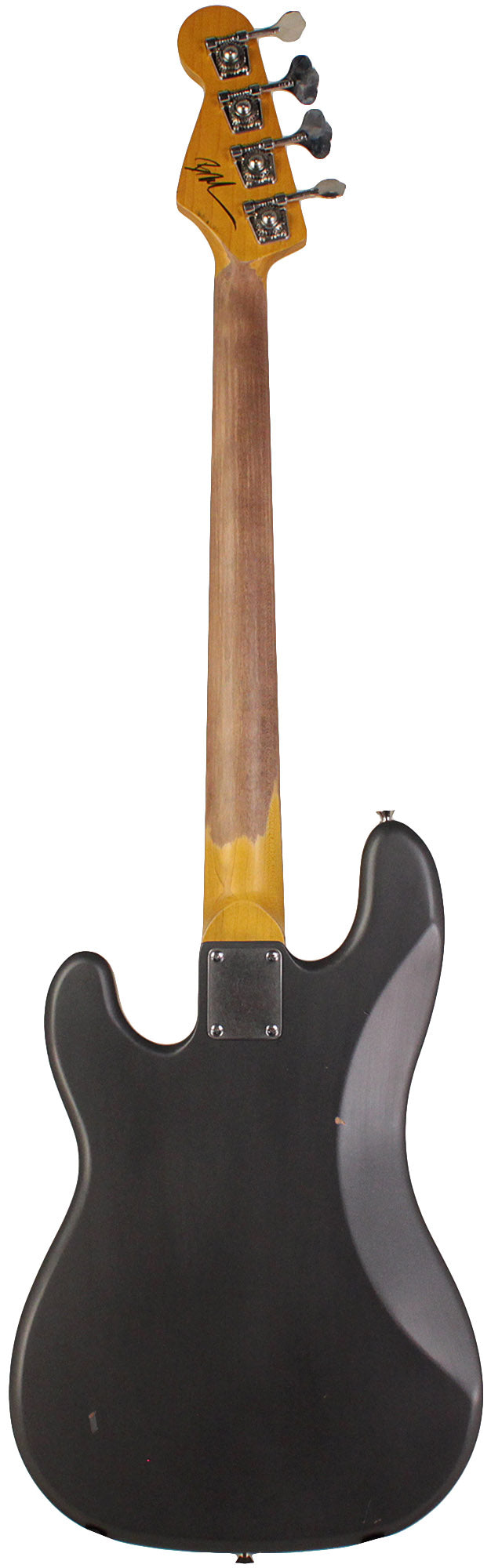 Nash PB-63 Bass Guitar, Charcoal Frost, Light Aging