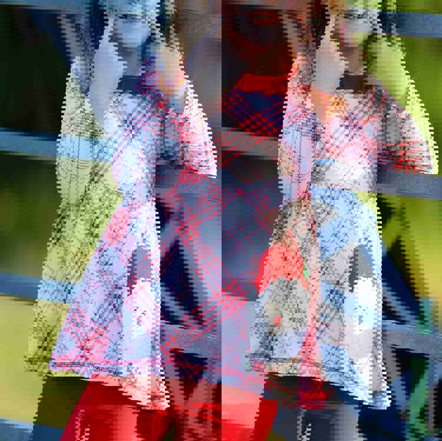 AnnLoren Girls Boutique Santa Holiday Christmas Clothing Set Outfit