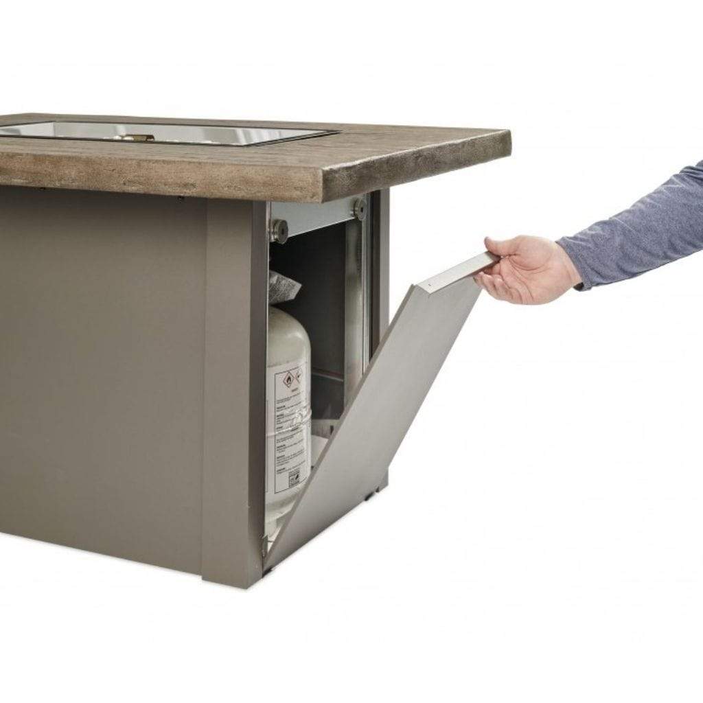 The Outdoor GreatRoom Company 44 Havenwood Rectangular Gas Fire Pit Table