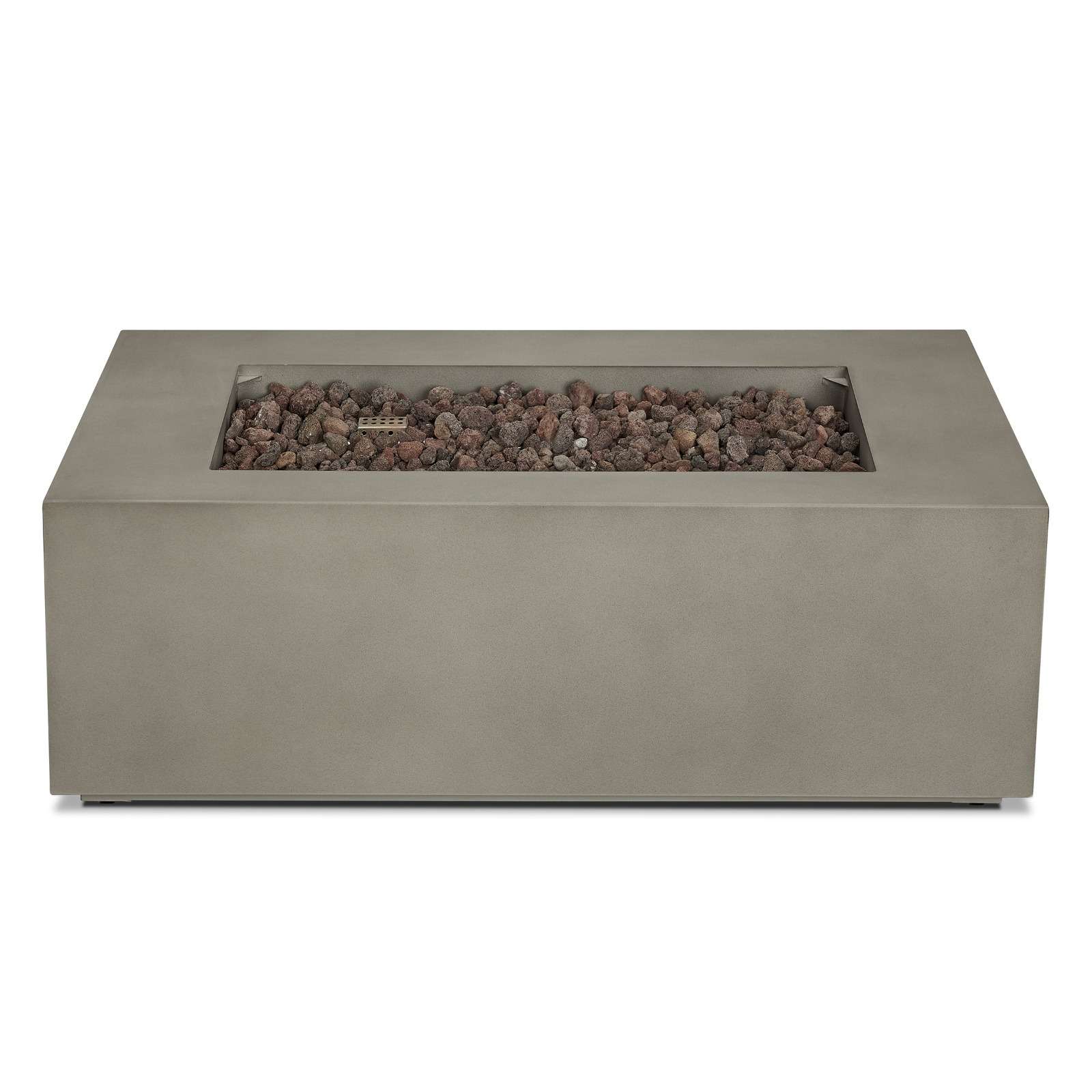 Real Flame Aegean 42 Rectangle Propane or Natural Gas Fire Pit Table