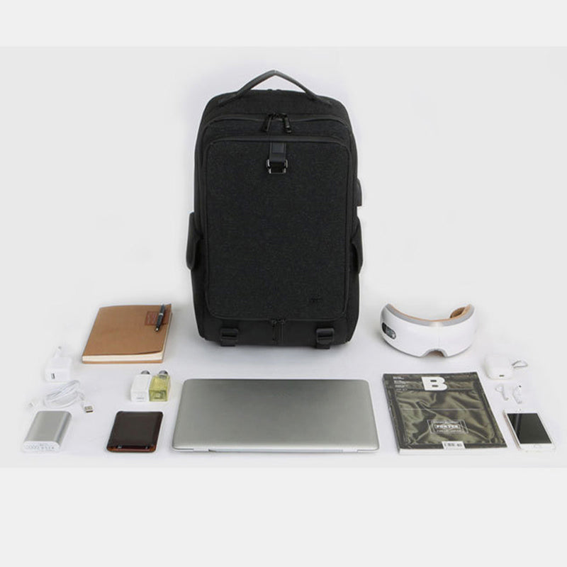15 Inch Business Durable Travel Laptop Backpack with USB Charging Port and Headphone Jack