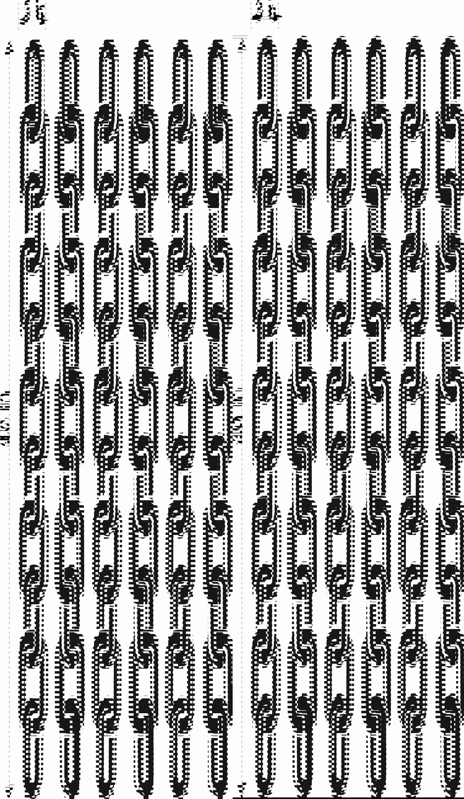 Chain Link Stripe Hood Decal Vinyl Sticker for Cars and Trucks