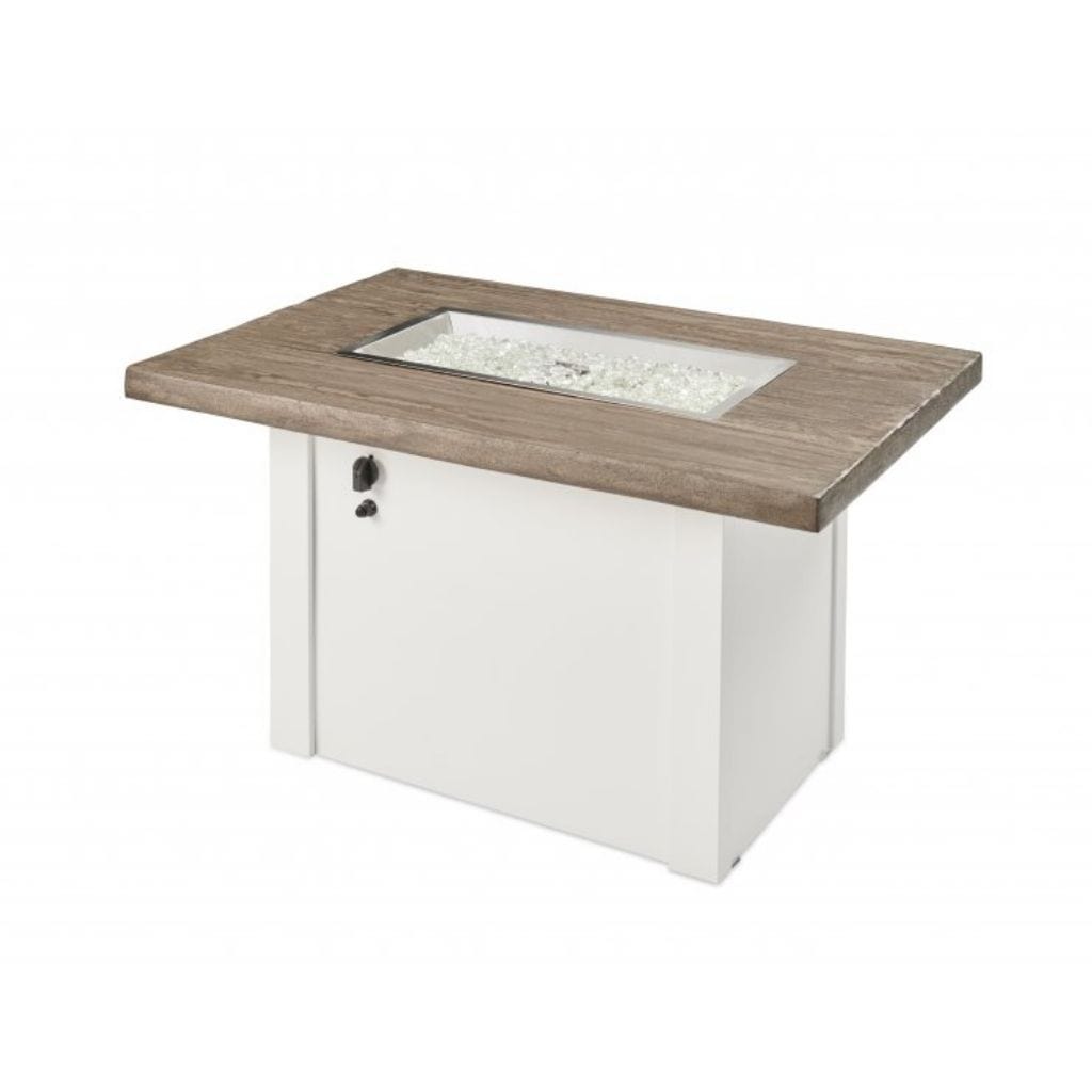 The Outdoor GreatRoom Company 44 Havenwood Rectangular Gas Fire Pit Table