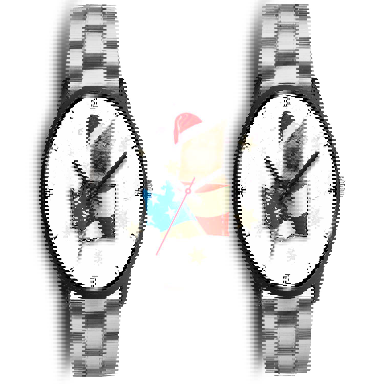 Cairn Terrier Washington Christmas Special Wrist Watch