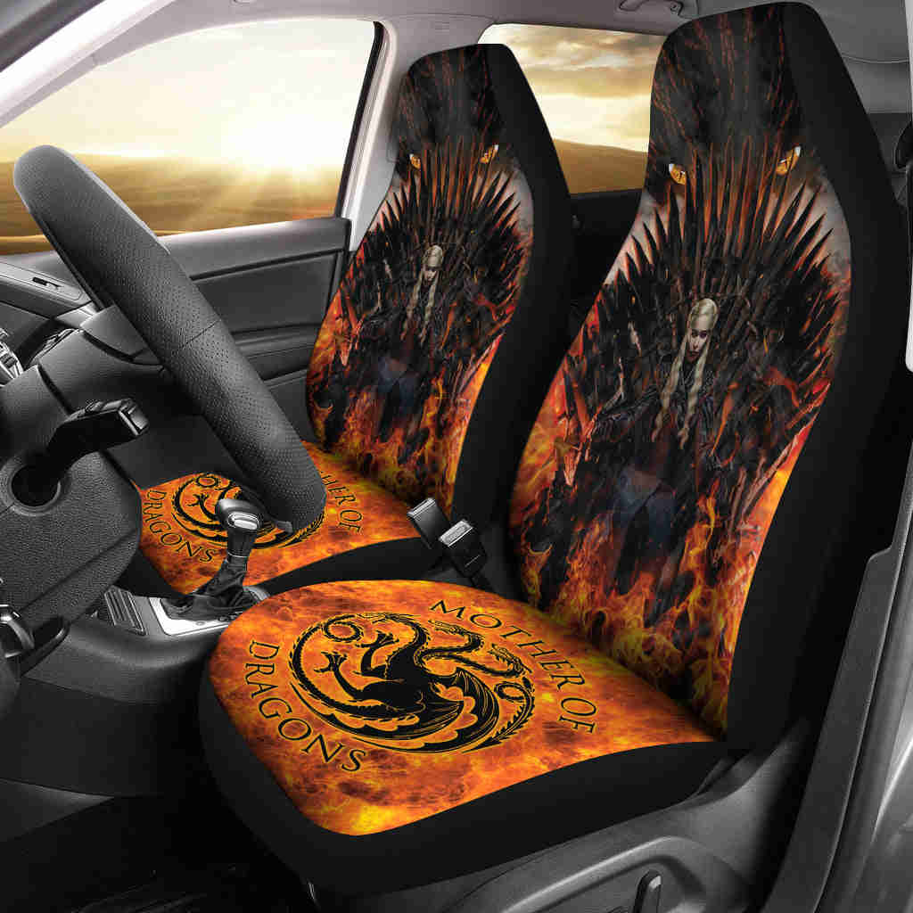 Daenerys Targaryen Game Of Thrones Car Seat Covers - Premium Custom-Made Accessories