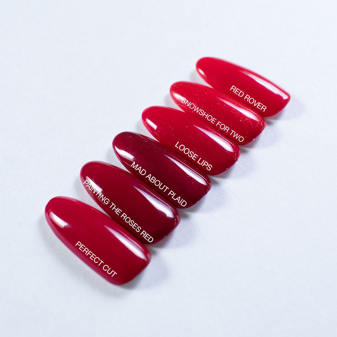 P+ Perfect Cut Gel Polish - Rich Cranberry Red