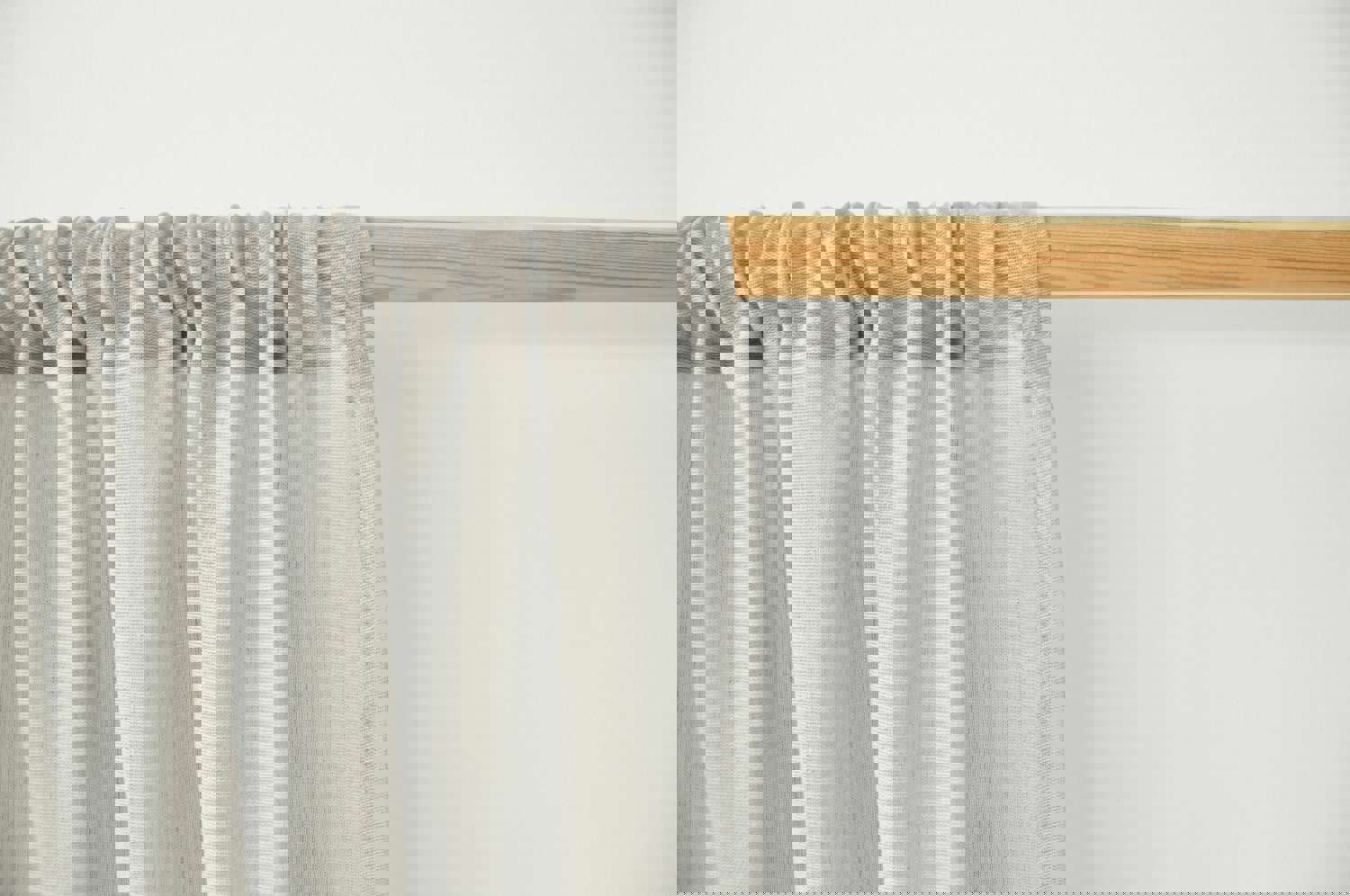 Undyed Sheer Linen Curtains - 100% European Flax, OEKO-TEX Certified