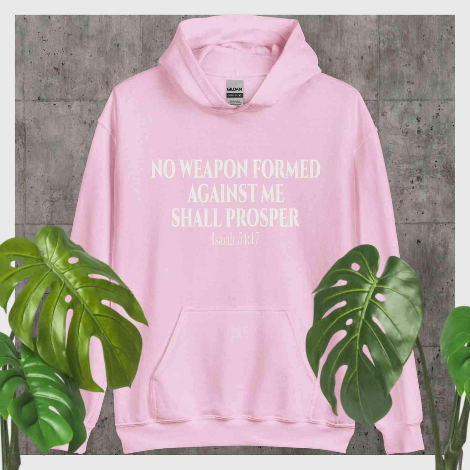 F&H Christian No Weapon Formed Against Me Hoodie