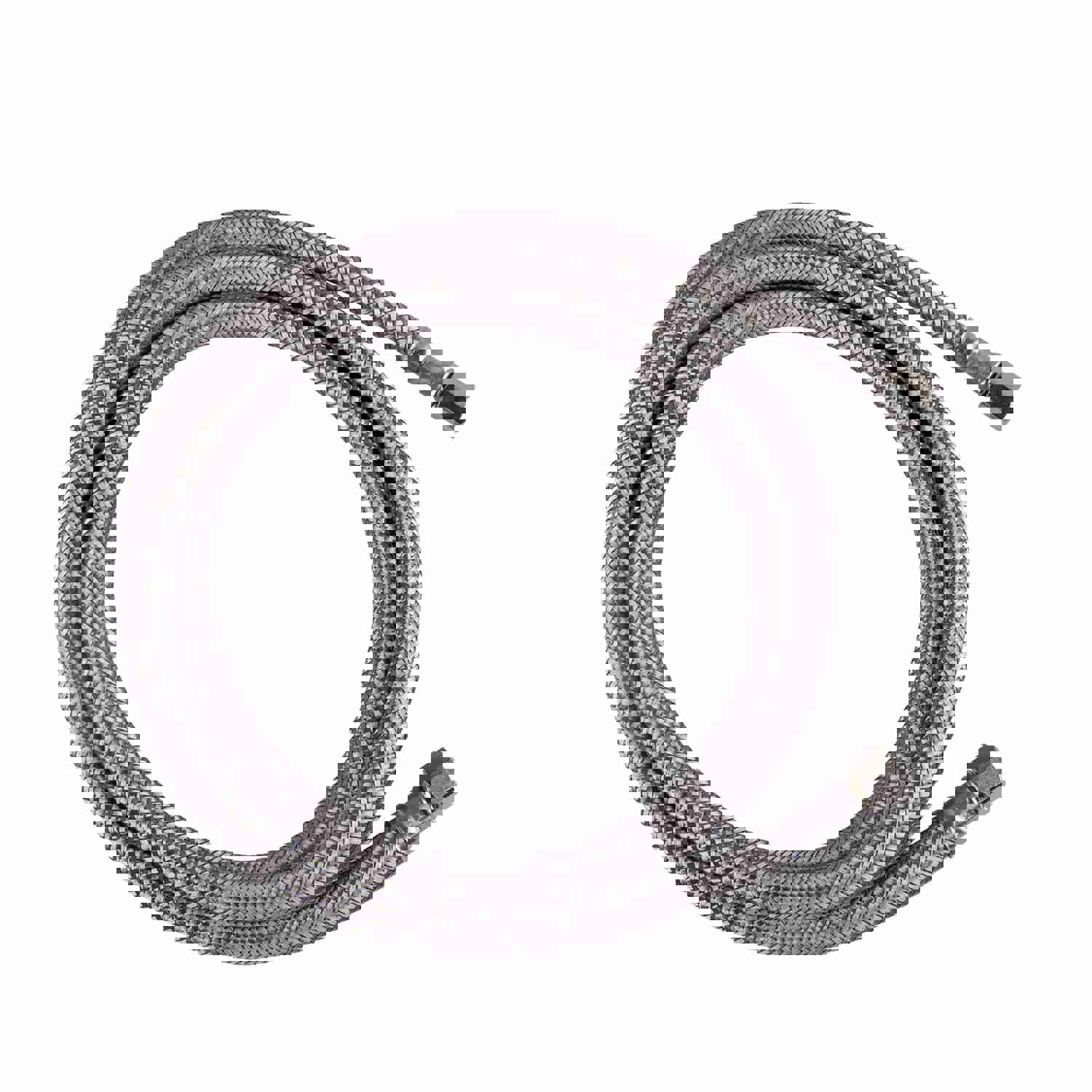 Hausen 1/4-inch Compression x 1/4-inch Compression x 96-inch Stainless Steel Ice Maker Water Supply Connector - Lead Free