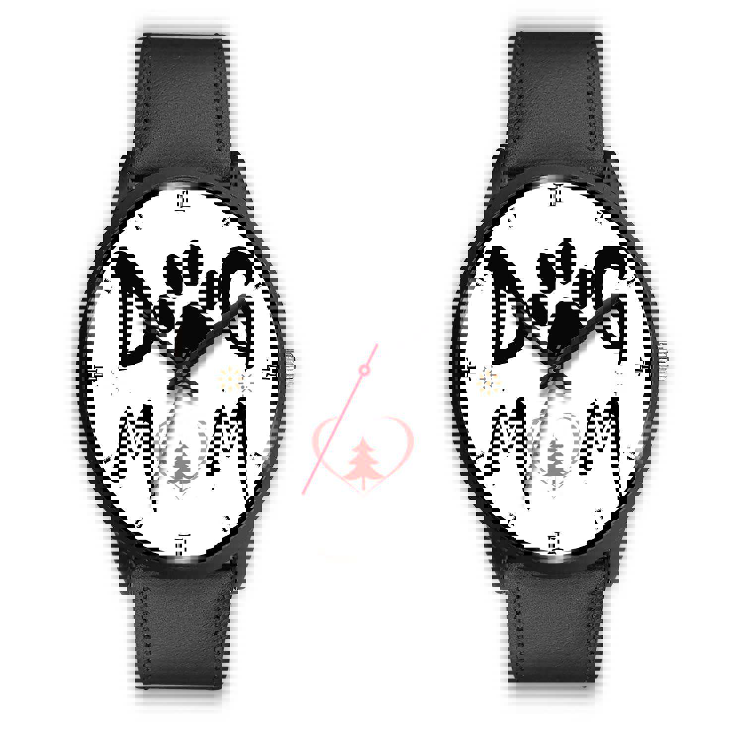 Dog Mom Print Christmas Special Wrist Watch