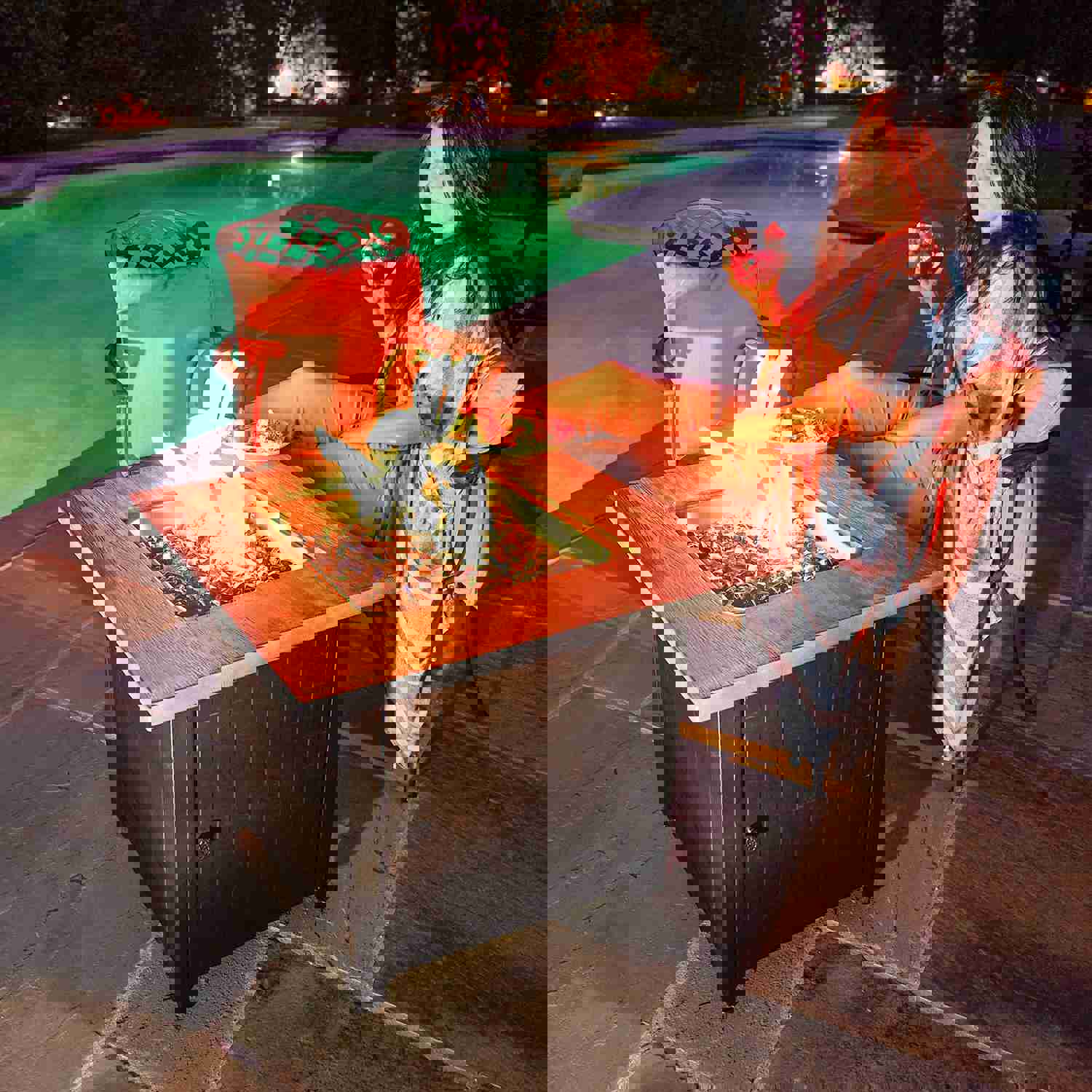 Endless Summer Lancaster Propane Gas Outdoor Fire Pit, 30 In.