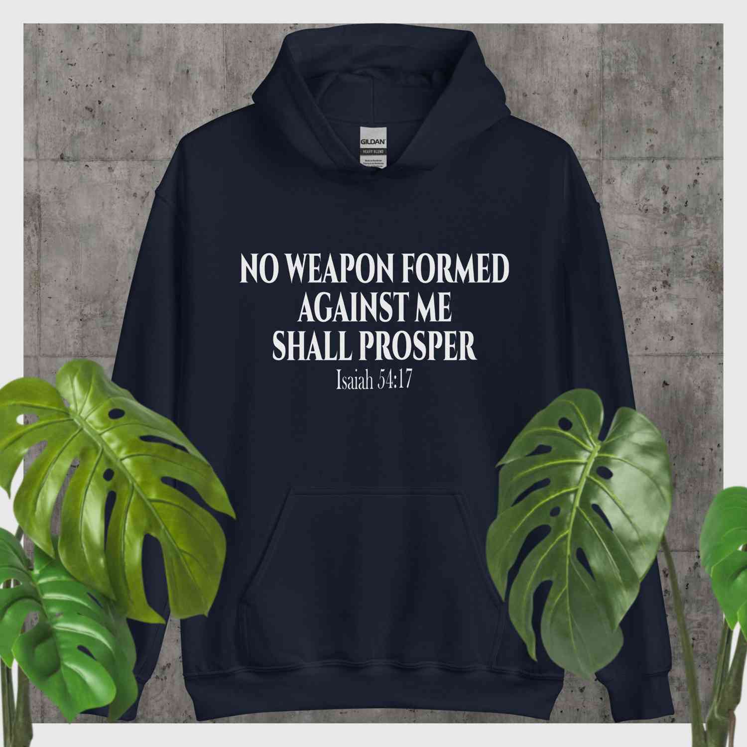 F&H Christian No Weapon Formed Against Me Hoodie