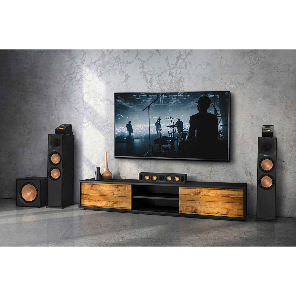 Klipsch R-40SA Reference Dolby Atmos Speakers - Pair (Black)