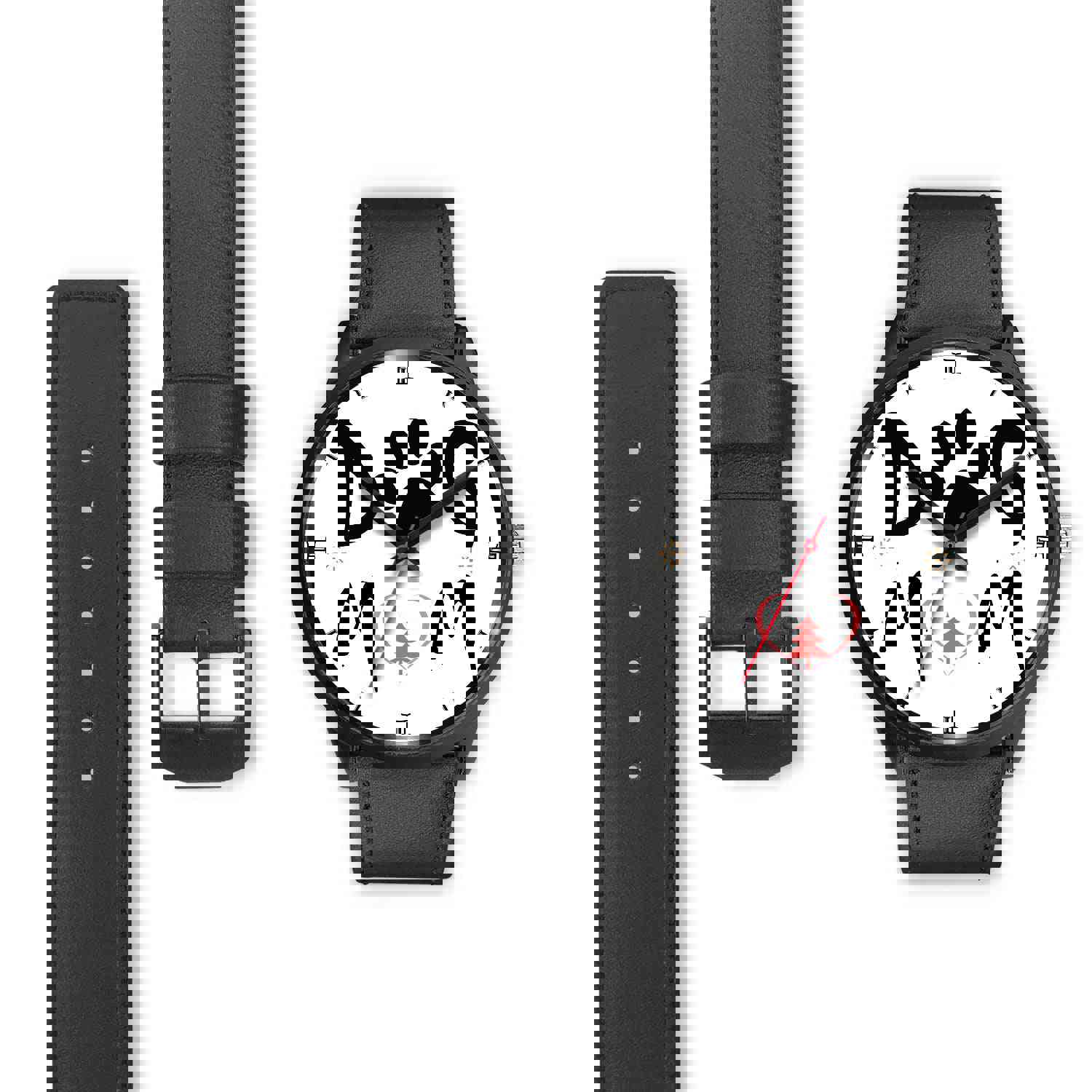 Dog Mom Print Christmas Special Wrist Watch