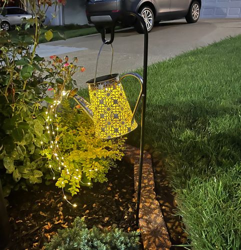Solar LED String Light - Enchanted Watering Can Light for Outdoor Garden Decor