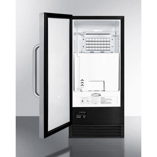 Summit BIM44G 14.5 Commercial Ice Maker with Energy Star, Auto Defrost, and 50 lbs. Daily Production