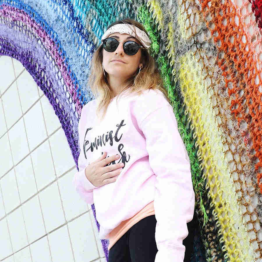 Feminist As Fuck Unisex Sweatshirt - Strong and Bold Statement