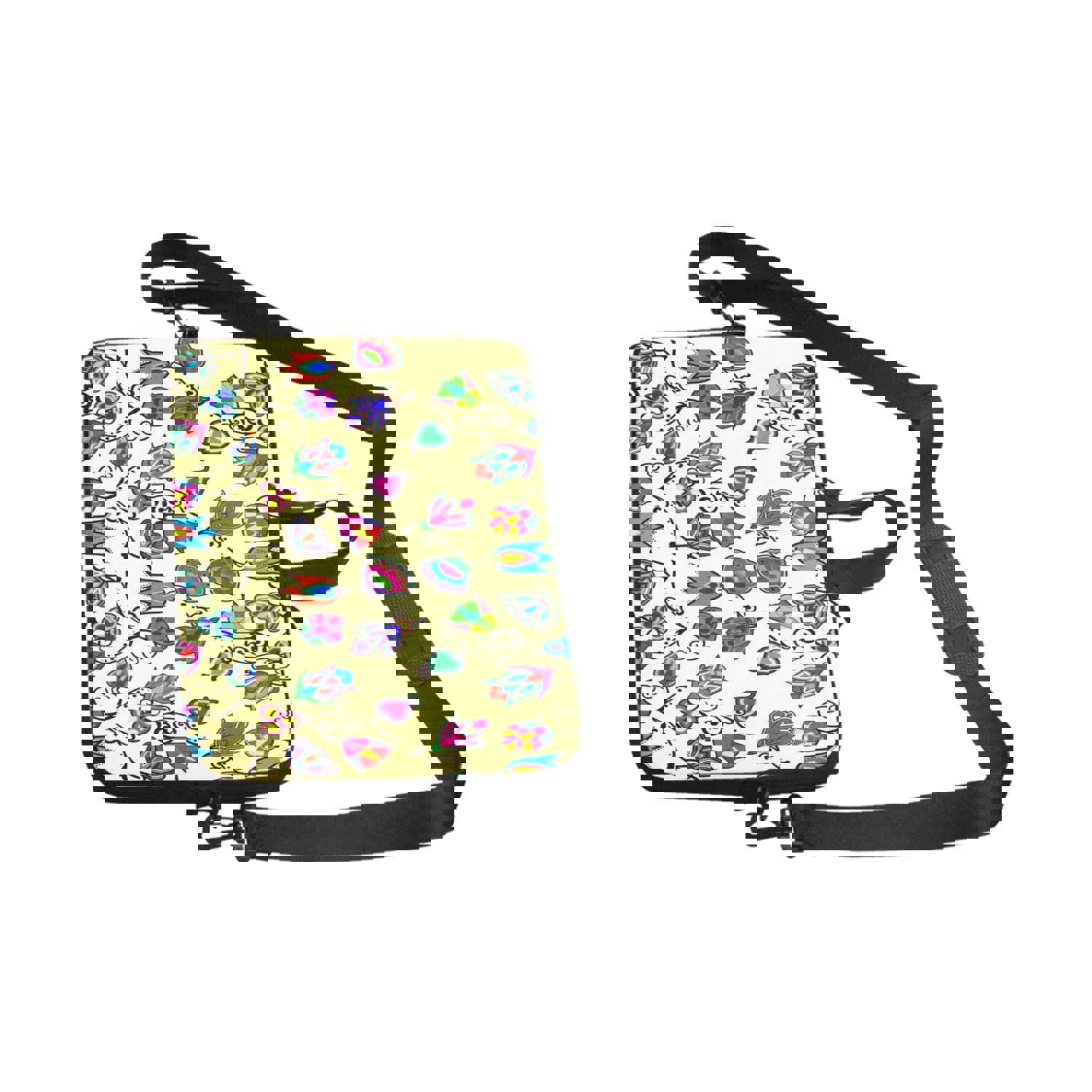 Indigenous Paisley Vanilla Laptop Handbags 13