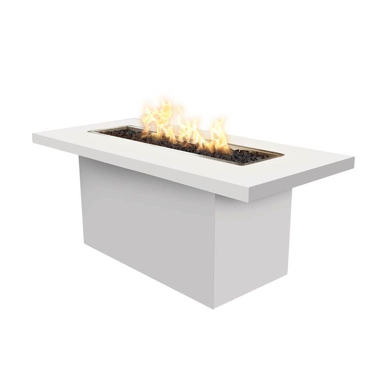 The Outdoor Plus 72 Rectangular Bella Fire Table - Powder Coated Metal