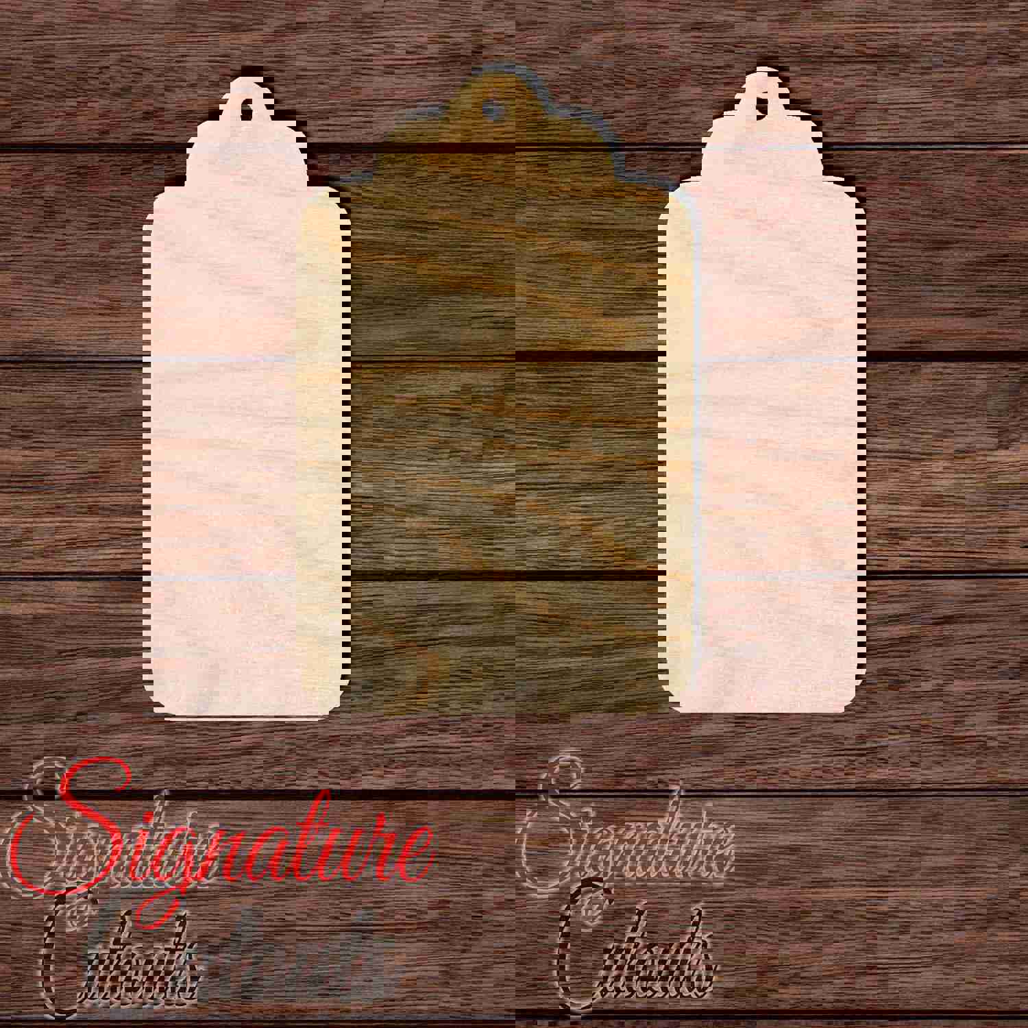 Wooden Gift Tag 001 Shape Cutout for DIY Crafting