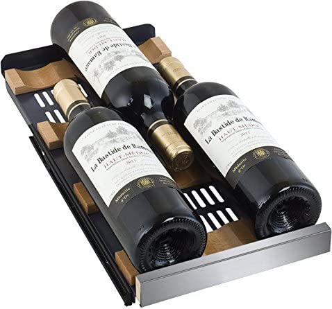 36 Bottle Dual Zone Wine Refrigerator with French Doors - 25% More Energy Efficient