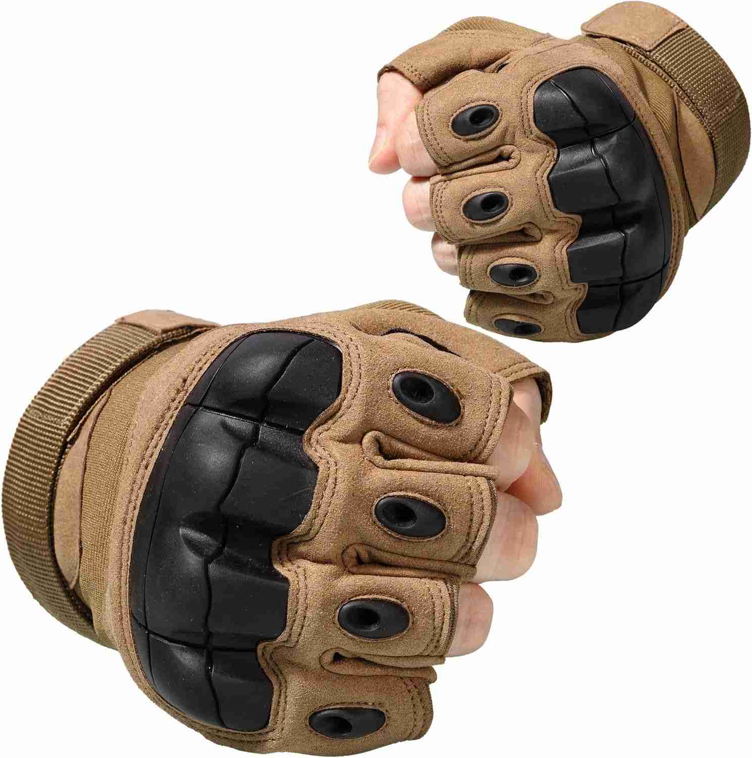 Versatile Fingerless Gloves for Outdoor Activities - Ideal for Motorbiking, Cycling, Climbing, Hiking, and Hunting