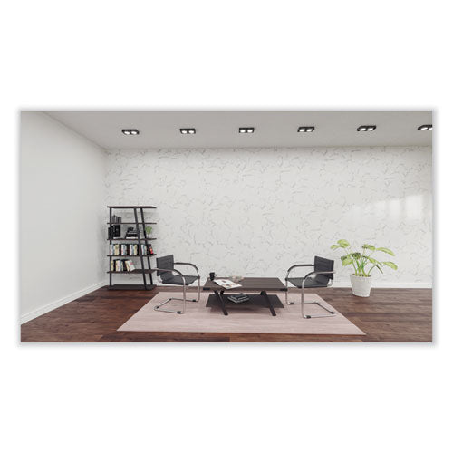 Safco Mirella™ Coffee Table - Rectangular 48x23.75x16 with Southern Tobacco Top and Black Base