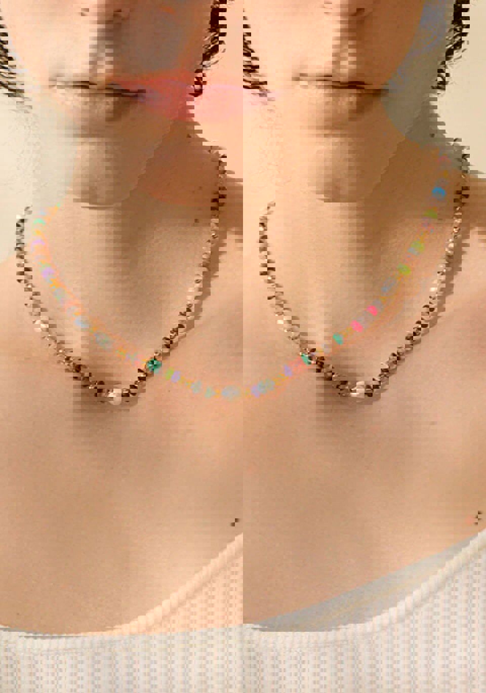 Maxie Friendship Gemstone Necklace