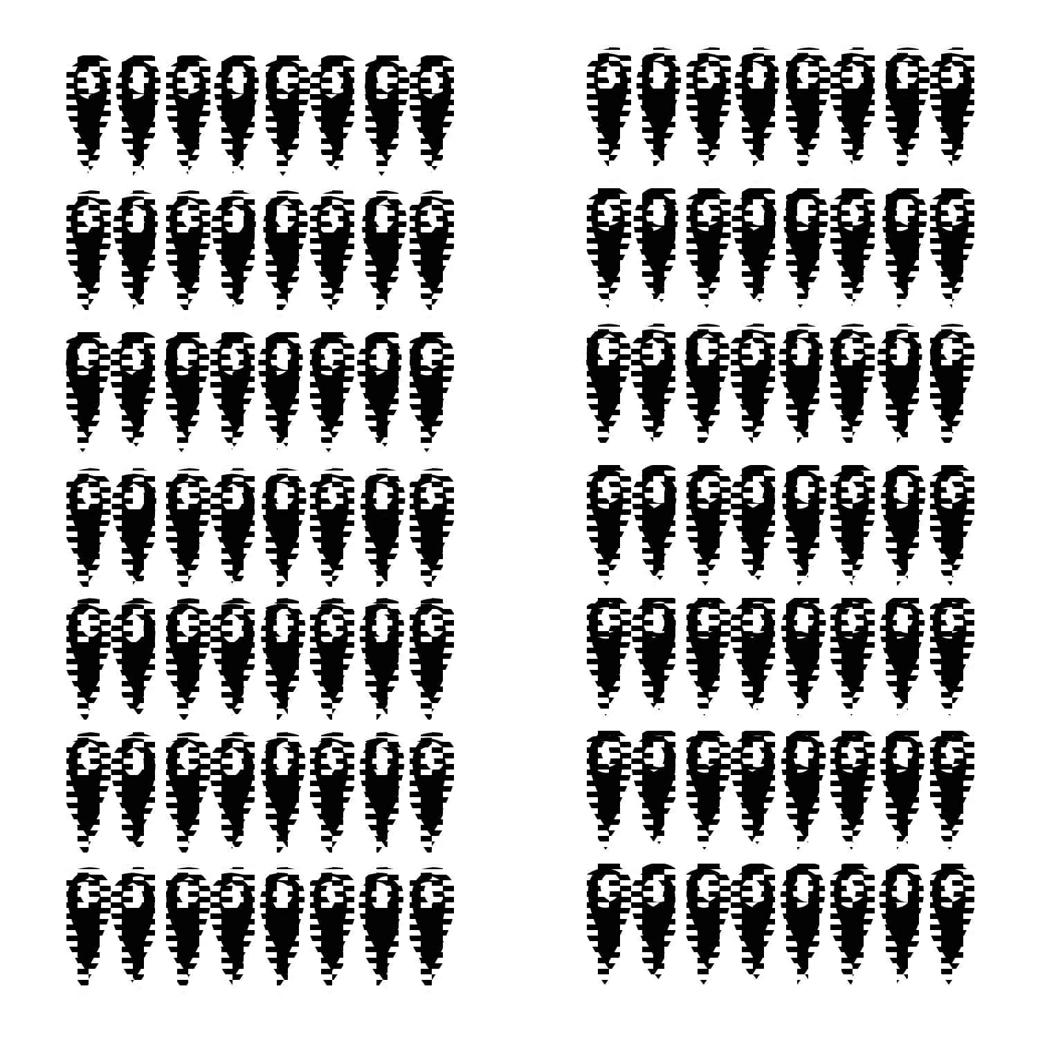 Extra Pins for World Map Decal Vinyl Wall Sticker #1272