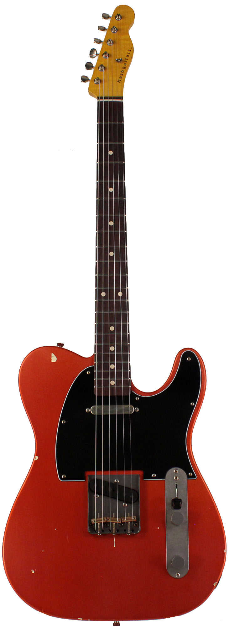 Nash T-63 Guitar in Candy Tangerine with Light Aging
