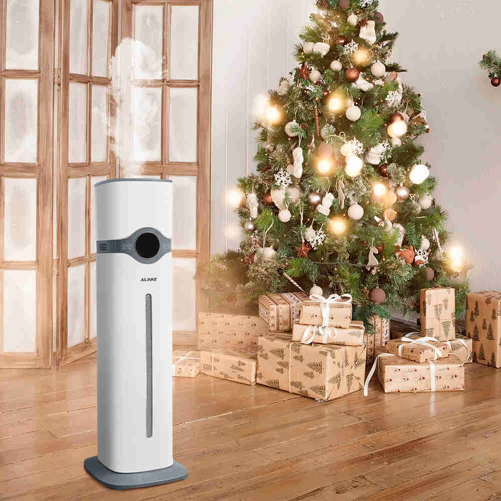 2.4Gal Large Capacity Ultrasonic Humidifier for Home - 36H Humidifying, 300ML/H Max Mist Output