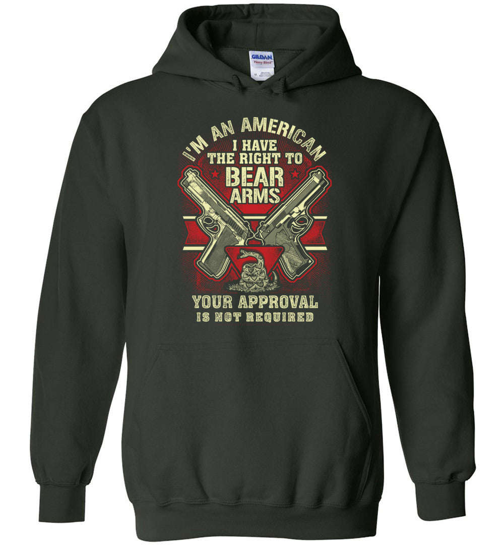 I Have The Right To Bear Arms Hoodie - Second Amendment Apparel