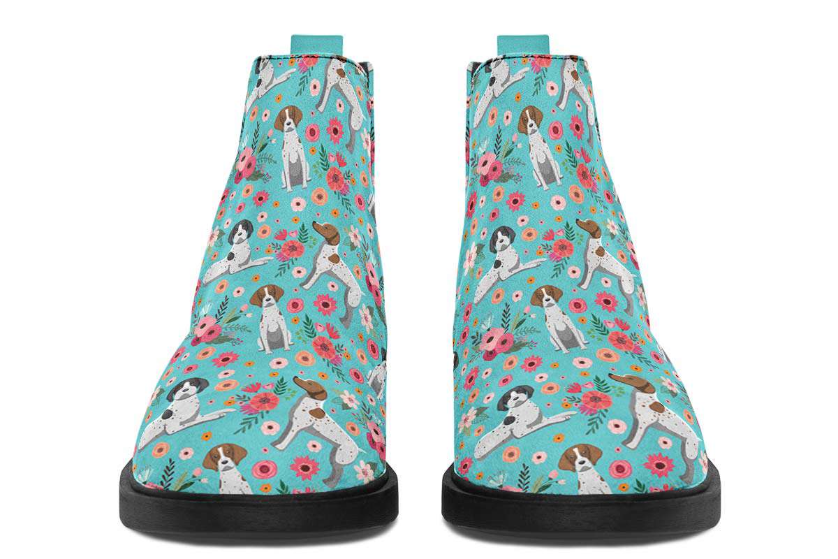 German Shorthaired Pointer Flower Neat Vibe Boots