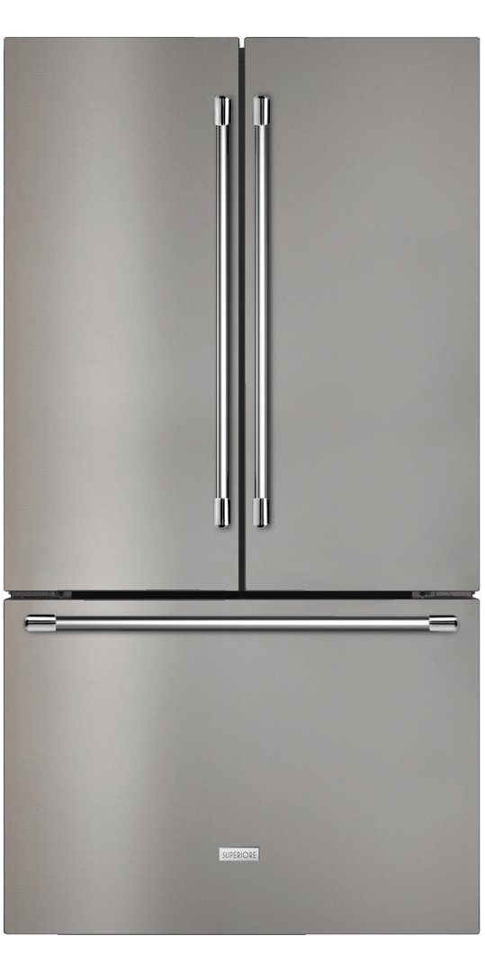 Superiore La Cucina 36 French Door Refrigerator with Water Dispenser & Ice Maker, Stainless Steel (F_36FFS_)